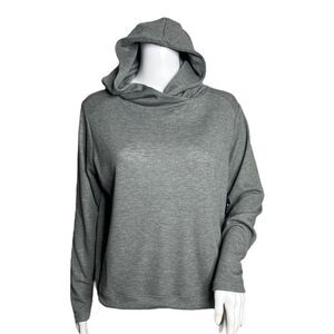 Helly‎ Hansen Shirt Womens XS Gray Siren Hoodie Sweatshirt Lounge Athleisure
